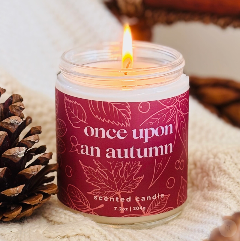 Fall Bookish Candles