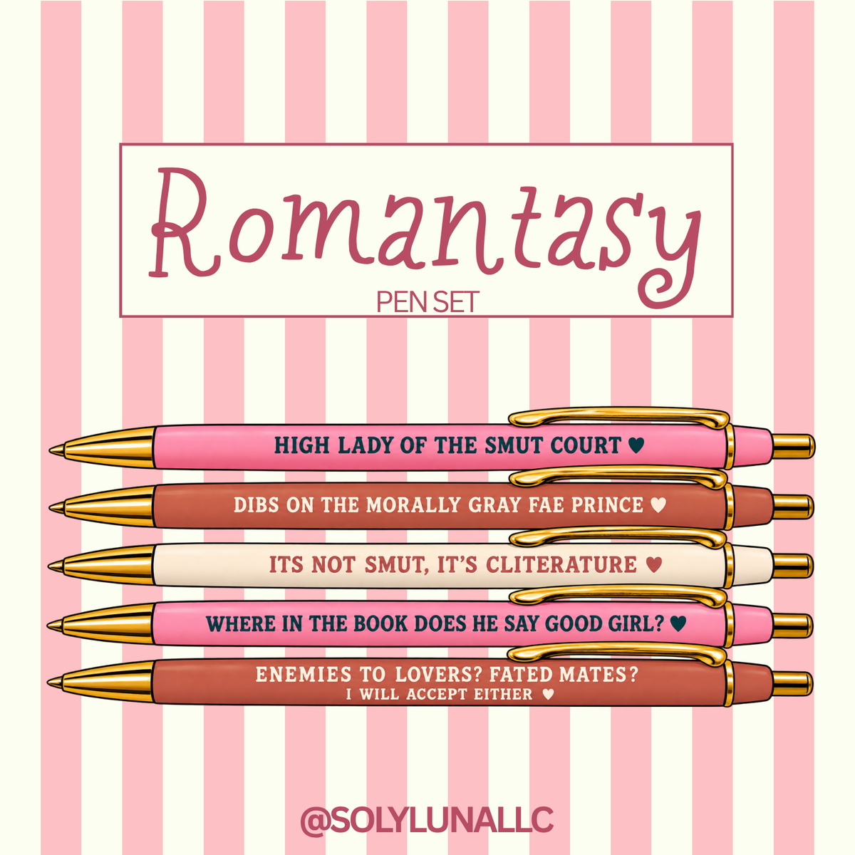 Romantasy Pen Set
